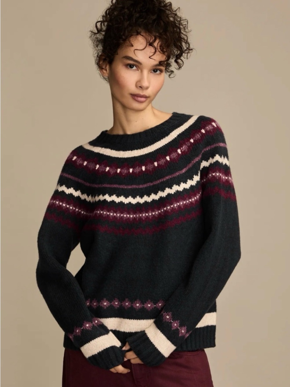 Lucky Brand Crew Neck Sweater NWT
